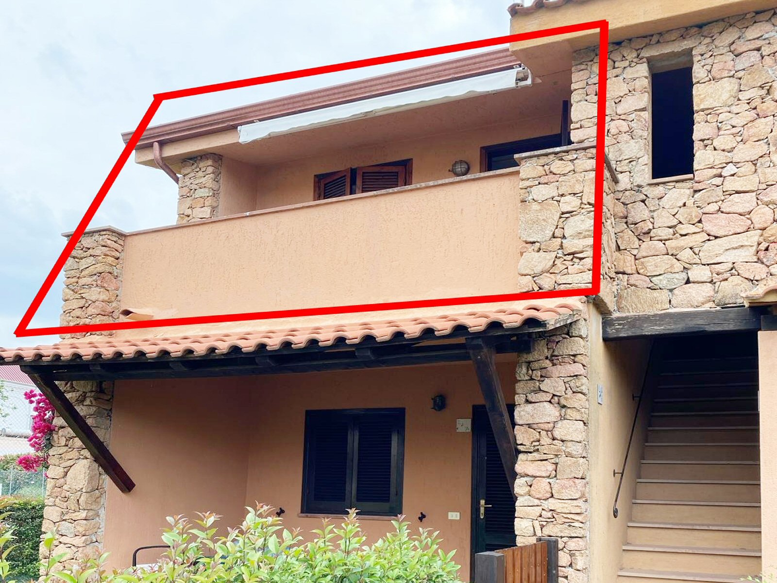 Ingresso appartamento Casa Borghi a San Teodoro